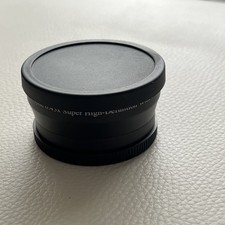 0.45x - 58mm HD Echtglas Marken Optik Weitwinkel Makro Vorsatz Linse Objektiv 