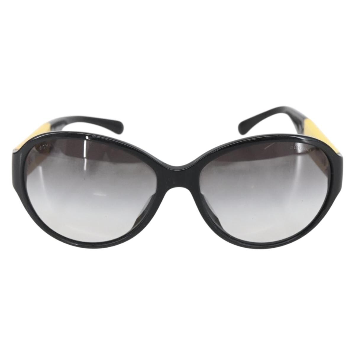 Chanel Logo Cc Sunglasses Plastic Yellow Plastic Sunglasse  display picture 1