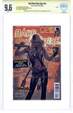 Barb Wire/ King Tiger Preview Flip Book #1 CBCS 9.6 Witnessed Sig 2015