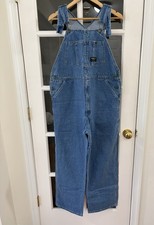 Vintage OshKosh Denim Bib Overalls - Size 38 x 30