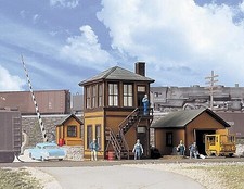 Walthers Trackside Structures Set - Kit - HO Scale Model Railroad Building