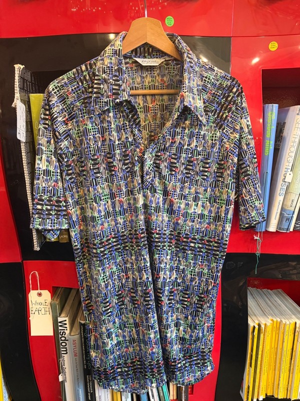 Vintage 1960’s Lilly Dache MCM Tiki Mod Pullover Shirt L