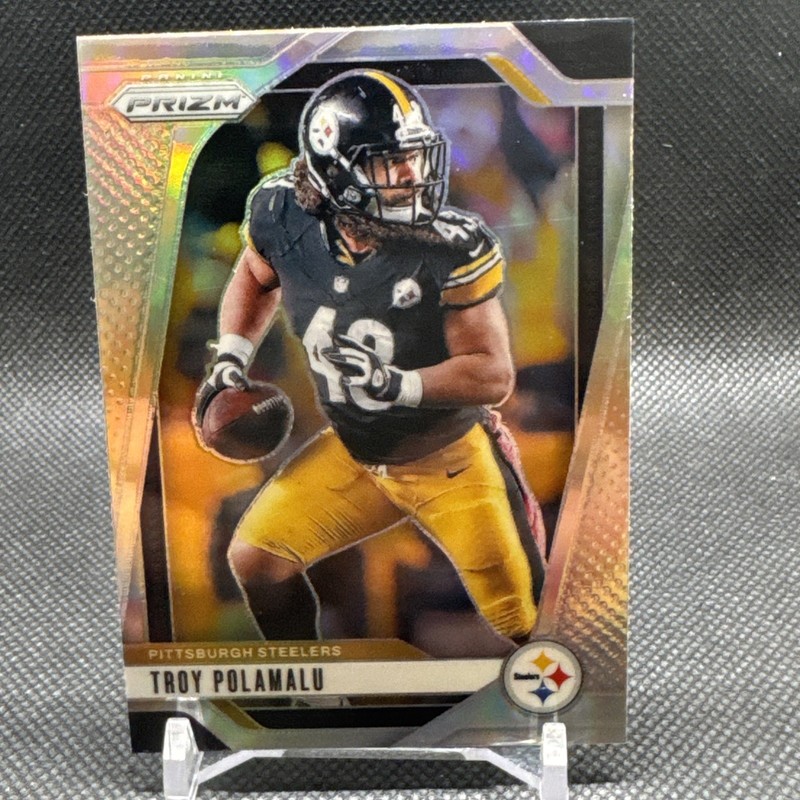 2024 Panini Prizm Troy Polamalu #248 Pittsburgh Steelers Class Act