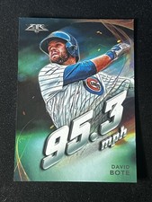 2019 Topps Fire #MV-3 David Bote Maximum Velocity