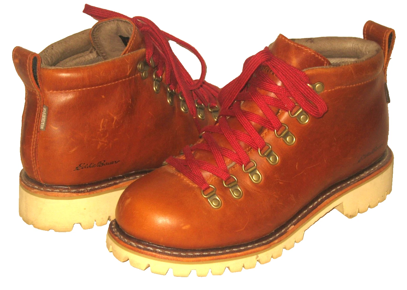 EDDIE BAUER Waterproof Leather K-Series WeatherEdge Hiking Trail Boots 8/38.5