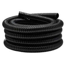 1.25 Inch Pond Tubing, 1-1/4 Dia ID Corrugated Water Pipe, 20 Feet Length Fle...