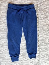 H M Royal Blue Elastic Waist Unisex Sweatpants Joggers Pockets 4T