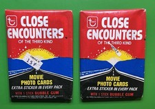 2- 1978 Topps Close Encounters of the Third Kind Movie Wax Packs