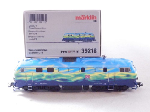 »MÄRKLIN 39218 H0 AC MFX SOUND · DIESELLOKOMOTIVE BR 218 "TOURISTIK" DER DB AG ·
