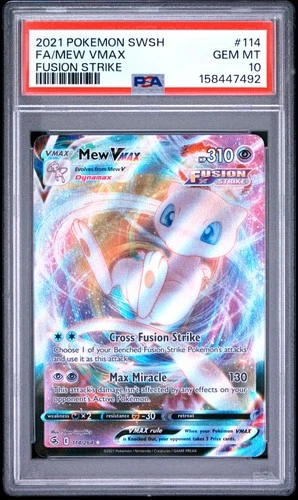 Fusion Strike Mew VMAX 2021 Fusion Strike Mew VMAX #114 Full Art