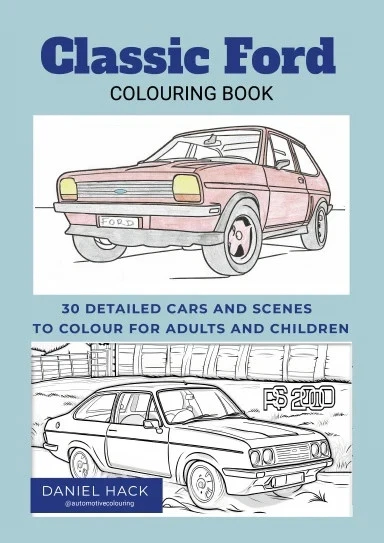 Classic Car Colouring books x4 Classic Ford, Classic VW, Classic Vauxhall / Opel - Image 3 of 4