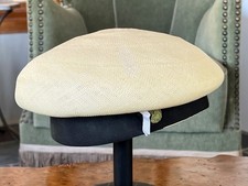 Vintage 1960s Oleg Cassini Designer Hat Panama Hat Nautical