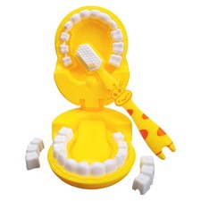 Teeth Brushing Toys Hygienic Habit Cultivation Role Play Game Giraffe Toy Teeth