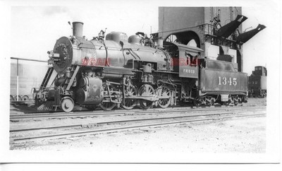 26A265 RP 1948/70er SLSF FRISCO RAILROAD 2-8-0 LOK #1345 FT SMITH AR