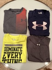 Under Armour T-Shirts Boys Size Youth Large  Lot Of 4 