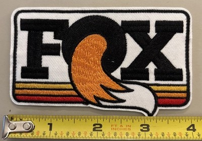 Fox (Iron on patch) Motorcycle / Dirt Bike / Gear / Off Road / Racing