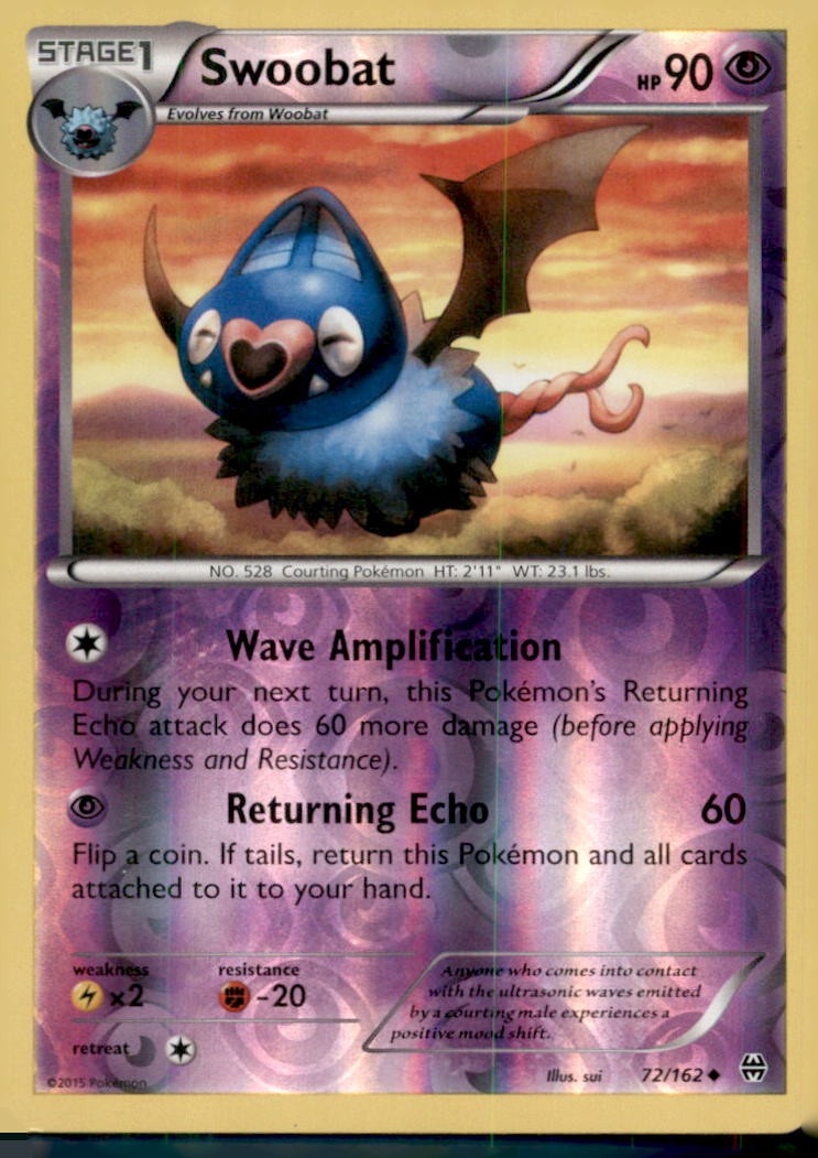 XY - BREAKthrough #72/162 Swoobat