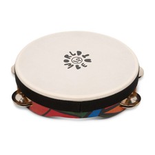 Latin Percussion LP7022 World Beat 8" Tambourine Single Row with Head 