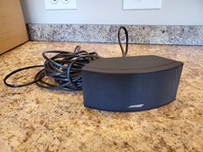 Bose Jewel Cube Center Channel Speaker Lifestyle 48 Black w/ Cable
