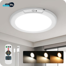 Rechargeable Motion Sensor Ceiling Light with Remote Wireless Ceiling