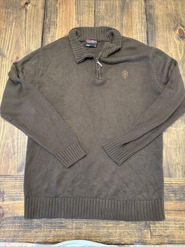 Men’s South Pole Knit Sweater Vintage Streetwear Men’s Brown Size Large Y2K