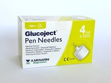 Glucoject Pennadeln 4mm,100 Stck. MHD 01.11.2030
