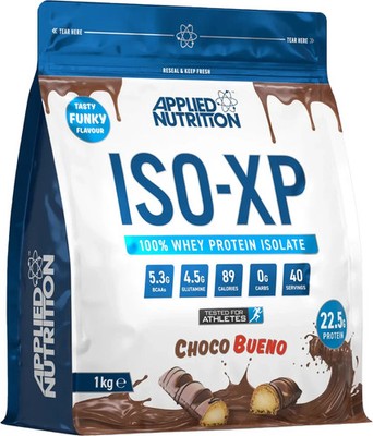 Applied Nutrition Iso-XP Whey Isolate Choco Bueno 1000g / 40 serv 02/28 +Samples