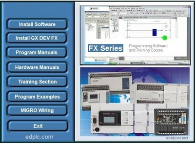 Migro PLC Programming Industrial Automation Ladder Logic DVD Software w Training