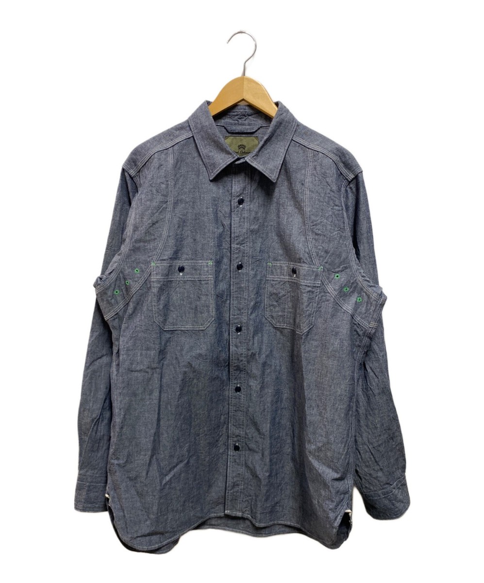 NIGEL CABOURN NEW MEDICAL SHIRT Size: 50 Indigo Men 8050-00 NIGEL CABOURN NEW MEDICAL SHIRT Size: 50 Indigo Men 8050-00