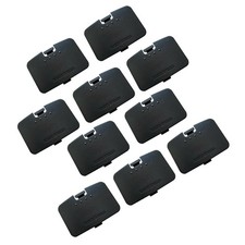 10 Pcs Black Memory Expansion Jumper Pak Cover Box Replacement For Nintendo N64