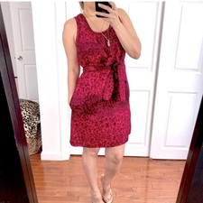Marc Jacobs Red SILK Dress Size SMALL NYE Festive cocktail party CHRISTMAS 