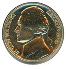 1958-P Choice BU Jefferson Nickel Lightly Toned Lots of Luster Like 2 Shown