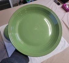 Mainstays RAINFOREST GREEN STALK Embossed Ring Stoneware Dinner Plate