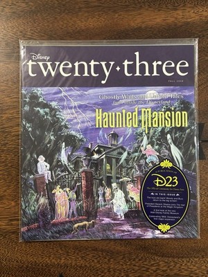 Disney Twenty Three D23 Fall 2009 Inside The Haunted Mansion Magazine New