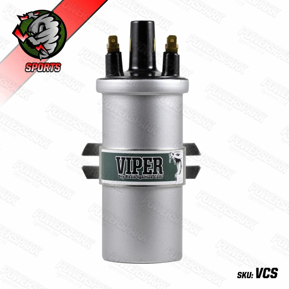 Ford Cologne V6 Electronic Distributor Viper Dry Coil Red 8mm Silicone HT Leads - Image 3 of 4