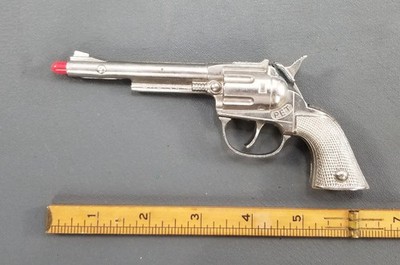 Hubley Toy Cap Gun 1960's Diecast Metal ''PET'' 6'' Miniature VTG