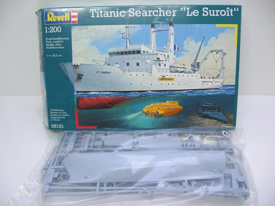Revell 05131 Titanic Searcher " Les Suroit" 1:200 Modellbau Schiff Bausatz - Bild 2 von 4