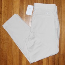Nike Dri-Fit Victory Golf Pants Mens 34x30 Light Orewood Brown DN2397-104 New