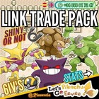 Pack Link Trade « Brillant ou pas » Pokémon compétitif 6IV Let ́s Go Pikachu ...