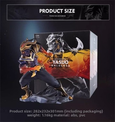 League Of Legends LOL Nightbringer Yasuo Figure Model Statue | eBay