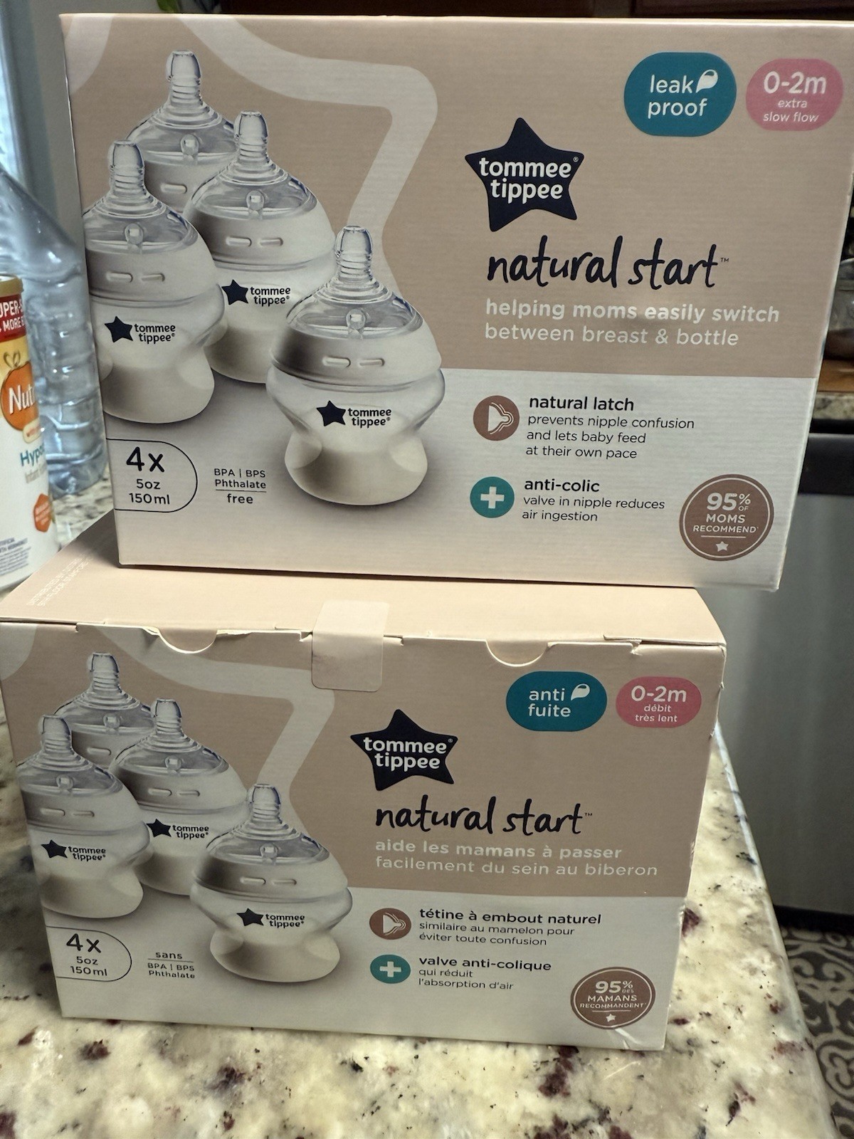 5oz 4pk Anti Colic Leakproof 0-2m