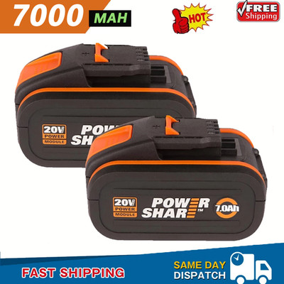 2PACK 8,0Ah 20V MAX Akku Für Worx Ersatzakku WA3553 WA3556 WA3551  5,0Ah 3,8Ah