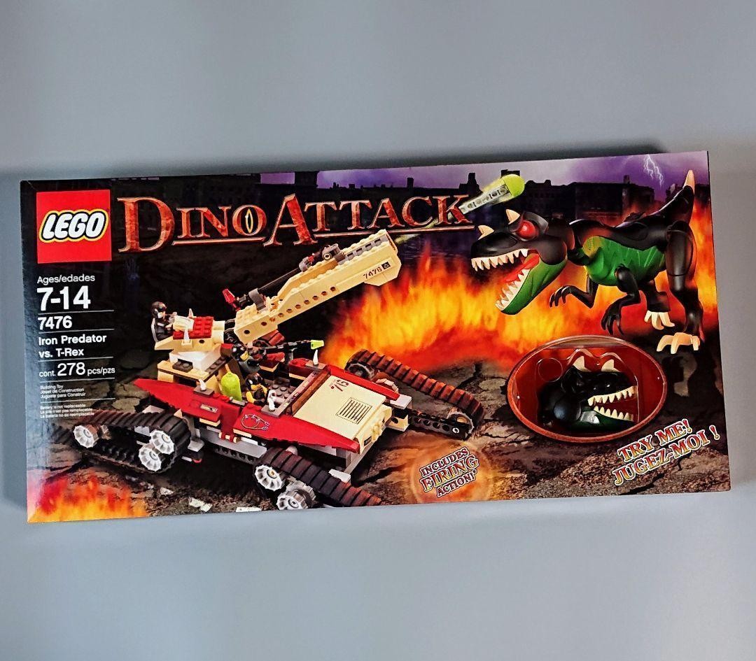 LEGO Dino Attack: Iron Predator Vs. T-Rex (7476) for sale online