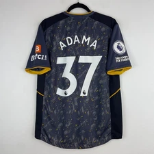 Wolverhampton 2021/2022 Away Soccer Jersey Shirt  size M-L  Adama Traore