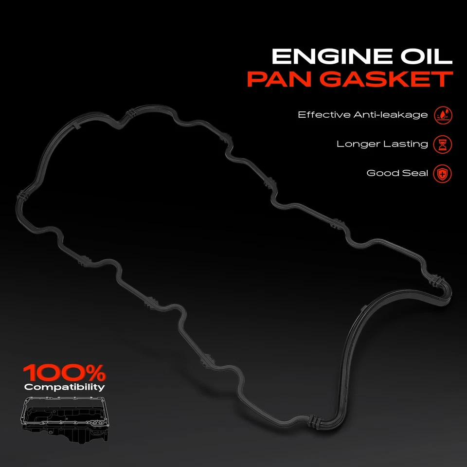 Junta del cárter de aceite del motor para Ford Escort 1998-2003 Contour 1995-2000 Mercury Cougar Foto 3 de 4