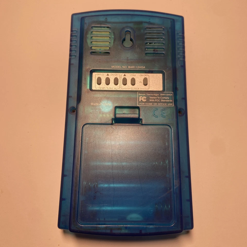 Oregon Scientific Cable Free Remote Thermo-Hygro Radio Controller BAR112HGA - Image 2 of 2