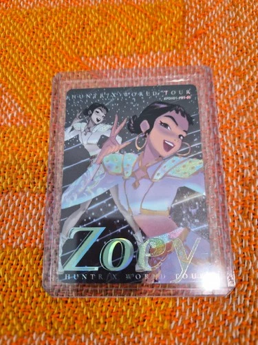 NEW! Kayou KPop Demon Hunters Collectible Trading Card - Zoey - Very Rare Promo!