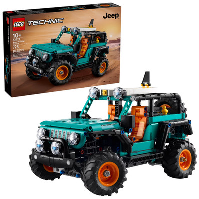 LEGO Technic Jeep Wrangler Rubicon SUV - Building Toy for Boys & Girls 42227