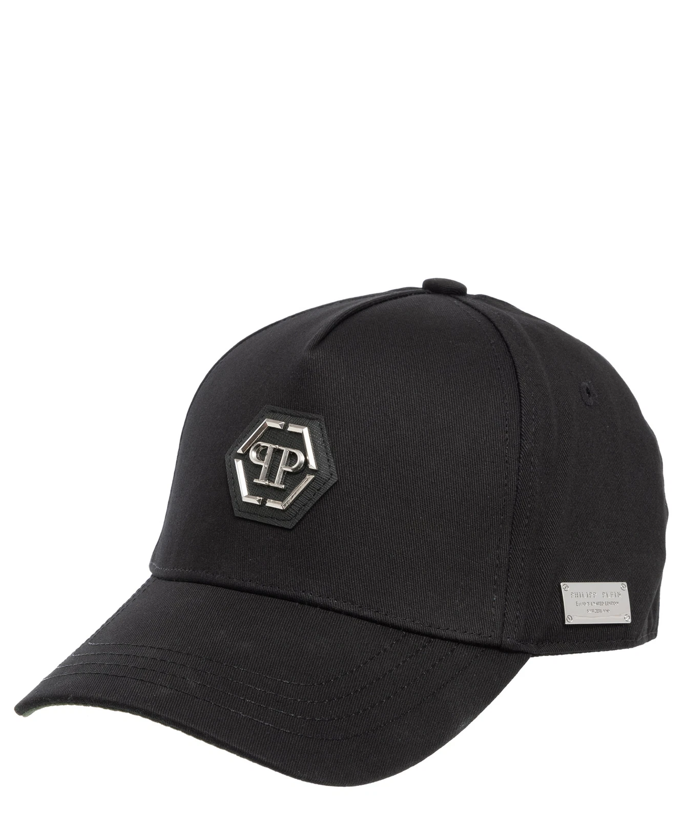 Philipp Plein Men's Baseball Hat AACA UAC0381 PTE003N_02 Black Black Cotton