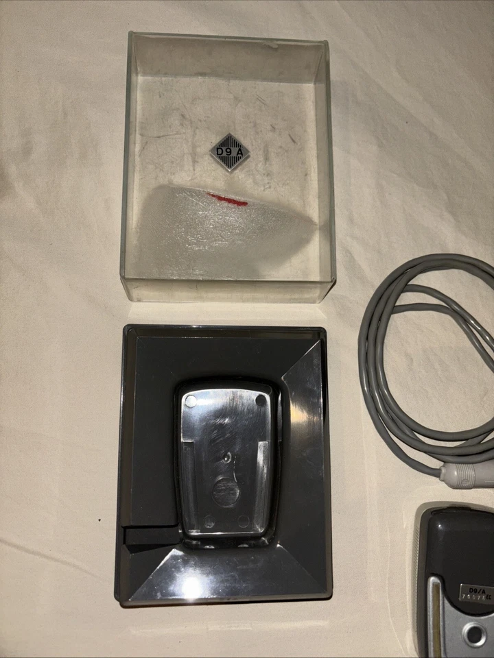 TELEFUNKEN AKG D9-A Vintage Dynamic Cardioid Microphone cable 3-pin DIN #88442 - Image 4 of 4